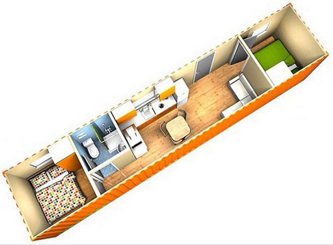 12米標準集裝箱箱房